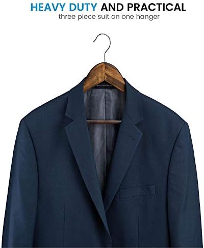 Lotus Wooden Hangers, Solid Wood Shirt Hangers,Dress Coat Jacket Clothes Hangers,with Extra Smooth Finish, 360 Degree Sw