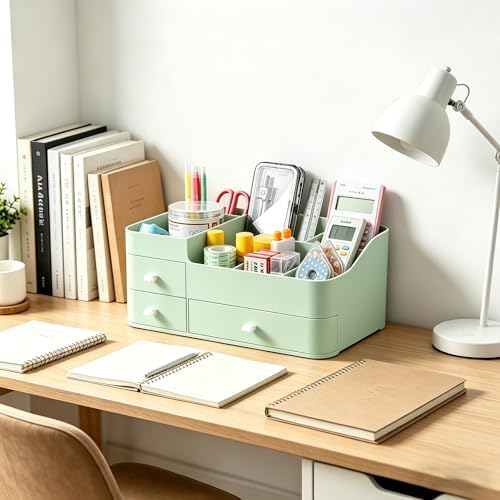Makeup Organizer with 3 Drawers, Bathroom Counter Organizer.