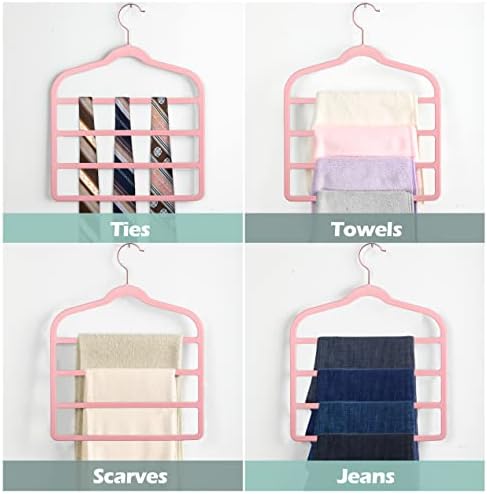 Velvet Pant Clothes Hanger Space Saving Non Slip Hanger Jean Slack Hangers