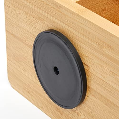 Bamboo 360 Degree Rotating 12 inches Makeup Organizer, Cosmetic Organizer