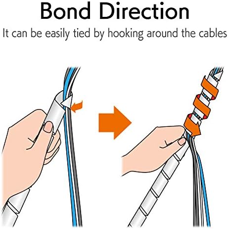 Elecom BST-12CR Tubing to Organize Unobtrusive Cable Inner Diameter 0.5 inches (12 mm) Length 6.6 ft (2.0 m) Clear