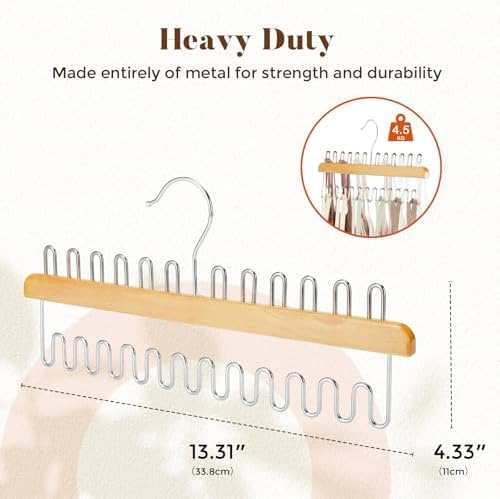 HOUSE DAY Closet Organizers and Storage, Tank Top Hangers, Rotatable Bra Organzier for Closet, Max 48 Storage Capacity S