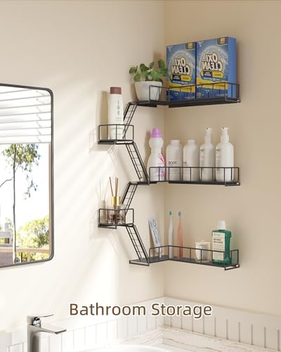 Fire Escape Wall Shelf, Modern City Style Corner Wall Ladder Shelves, Metal Action Figures Display Floating Shelf, New Y