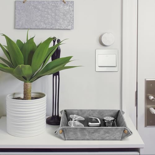 SITHON Valet Tray Desktop Storage Organizer Nightstand Caddy Holder