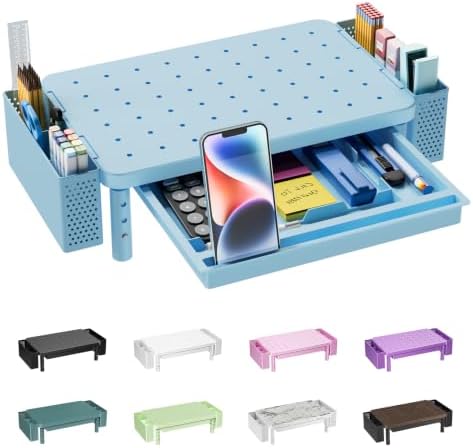 WALI Computer Monitor Stand with Storage and Pen Holder