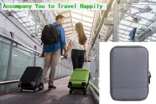 Electronic Cable Organizer Bag - Portable Travel Double Layers Electronic Digital Accessories Storage Pouch Bags for SD 