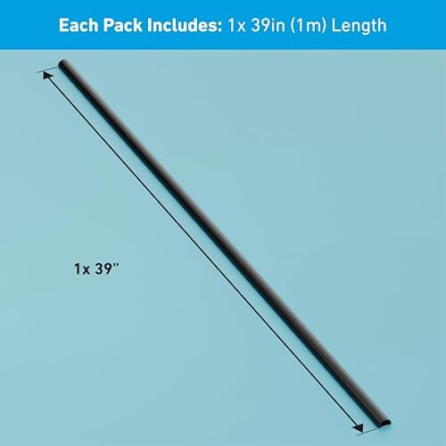 D-Line Half Round Cord Hider, Patented Cable Cover, Hide TV Wall Mount Wires, Raceway for Cords, Decorative Wire Covers,
