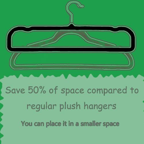 Velvet Hangers Non Slip - Thin Space Saving Clothes Hanger - 20 Pack Pants Hangers for Closet - Strong Durable Jean Perchas with 360 Degree Rotatable Silver Hook for Tank Top (Beige)