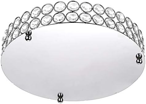 Hipiwe Crystal Make up Tray, Mirror Perfume Tray Bathroom Storage Trays Jewelry Trinket Trays Vanity Cosmetic Organizer 
