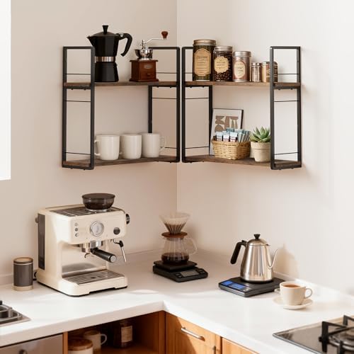 2-Layer Wall Bookshelf for Book Storage, Floating Book Shelves for Wall, Space Saver, 16in Stud Hanging Books helf, Beds