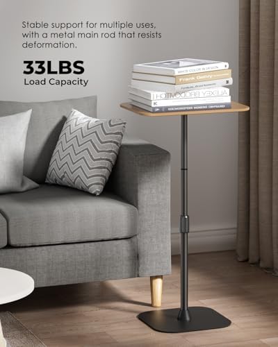 Viozon Floor Laptop Stand for Bed,Laptop Table, Small & Portable Standing Desk with Adjustable Height 26.7"-36.62", Quic