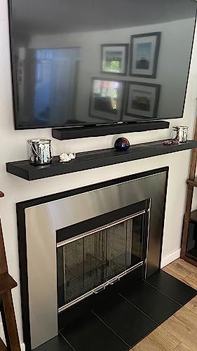 Joel’s Antiques 60 Inch Wooden Floating Shelves for Wall - 60x6x2 in - Made of Natural Wood - Short Heavy Duty Rustic Wa
