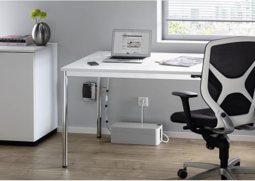 Durable, Cable Management Box Organizer, Gray, Large