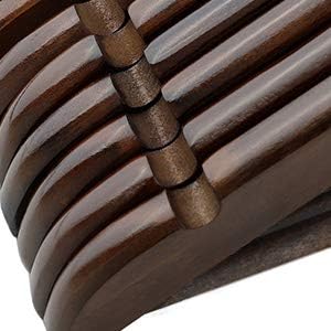 Lotus Wooden Hangers, Solid Wood Shirt Hangers,Dress Coat Jacket Clothes Hangers,with Extra Smooth Finish, 360 Degree Sw