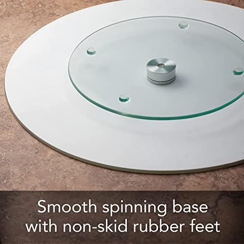 Ocean Fantasy 4mm Tempered Glass Lazy Susan Turntable