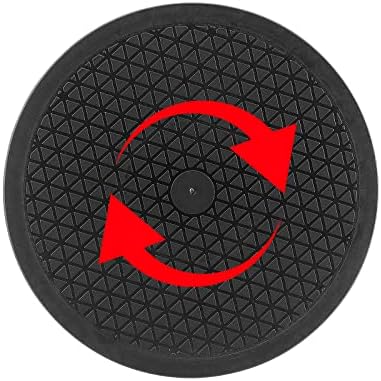 MANCHAP 4 PCS 12 Inch Rotating Swivel Turntable, Rotating Swivel Stand with Steel Ball Bearings, Plastic Lazy Susan Stan