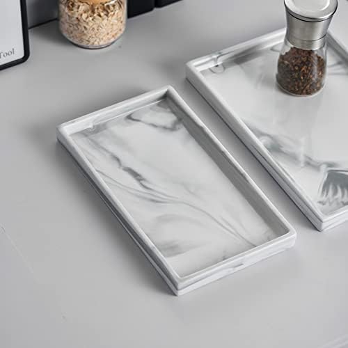 Ceramic Vanity Bathroom Tray Marble Tray Large