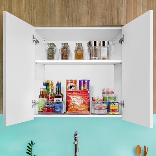 Sorbus Fridge Organizers and Storage, Clear Bins (15 Pack)