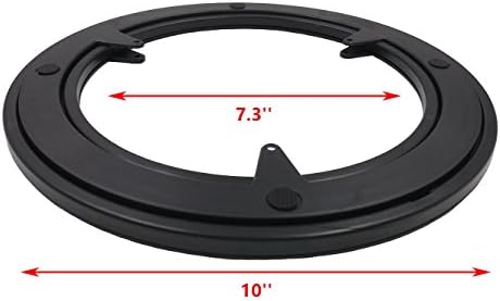 Heavy Duty Lazy Susan Hardware,10 Inch Plastic Rotating Turntable Bearing Swivel with Steel Ball Bearings, Round Table S