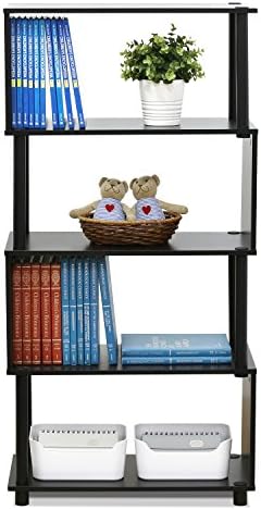 Furinno 5-Tier Flexi Rack, Espresso