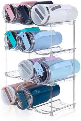spospo Stackable Water Bottle Organizer for Stanley 40 oz Tumbler
