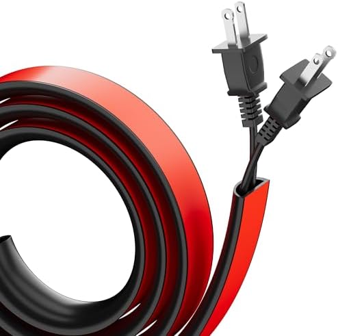 Cord Hider for Wall Mounted TV, 39" Cable Cover for 2-3 Cables with Side Open, Flexible Silicone Wire Raceway Management