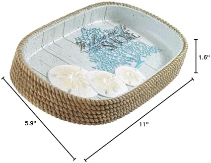 Avanti Linens - Vanity Tray, Organizer for Soap, Lotion, Jewelry & Makeup