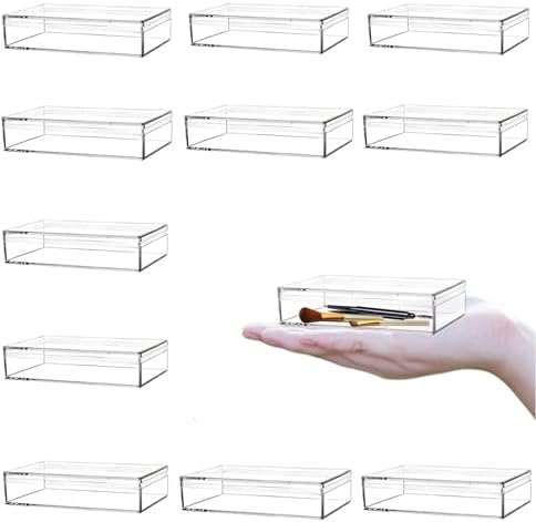 Acrylic Candy Boxes Small Clear Box with Lid Transparent Wedding Party Favor Plastic Square Cube