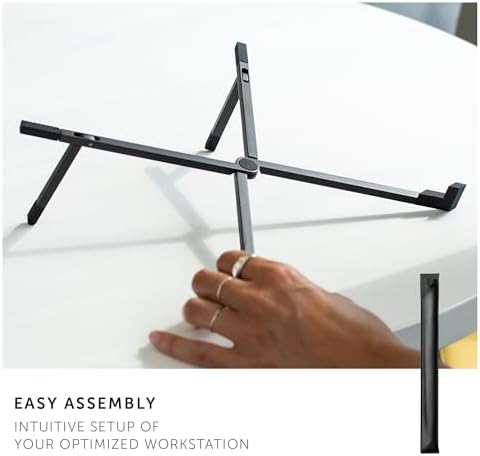 Native Union Fold Laptop Stand – Ultra-Slim Foldable & Portable Laptop Stand – Ergonomic & Optimized Viewing Angle – for