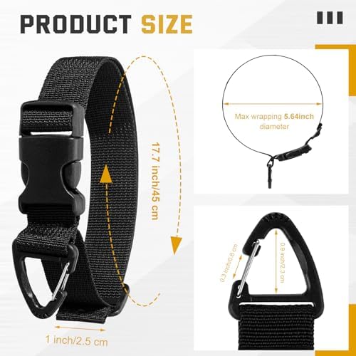 6 Pack Adjustable Extension Cord Holder Straps,Multicolor
