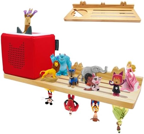 Wood Tonie Shelf for Tonies Storage, Average