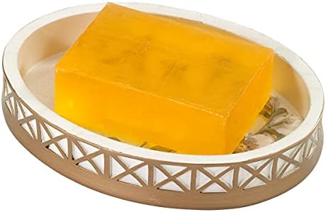 Avanti Linens - Soap Dish, Soap Holder for Bathroom, Shower & Kitchen Sink