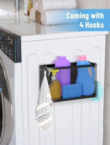 Magnetic Storage Basket Set, 2-Pack Dryer Ball Holder