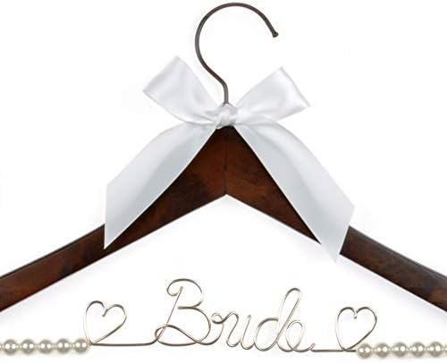 Wedding Dress Hanger - Decorative Wire Hanger for Brides, Perfect Bridal Shower & Wedding Gift