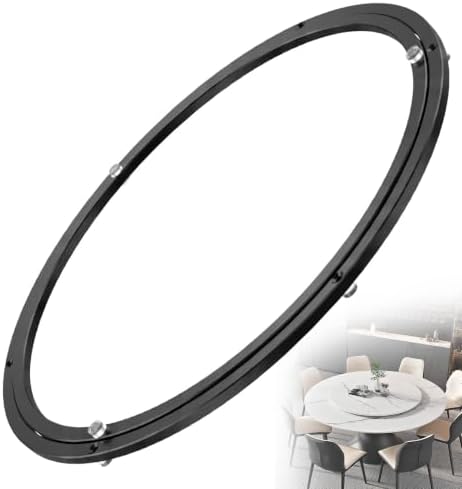 Lazy Susan Hardware 20" Heavy Duty Black Turntable Bearing Swivel Base Kit