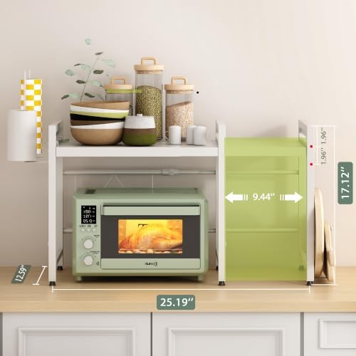 NETEL 2 Tier Expandable Microwave Stand countertop,Microwave Oven Rack