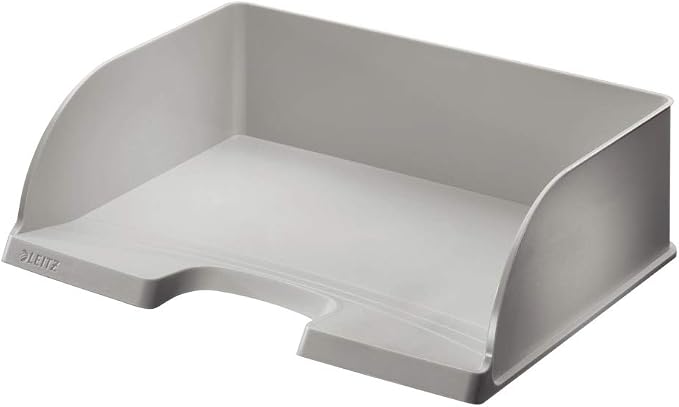 Leitz 52190085 Jumbo Plus Letter Tray A4 Landscape Grey Extra High Polystyrene