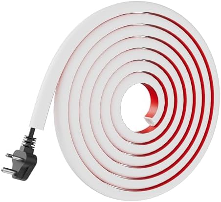 Cord Hider for Wall Mounted TV, 196" One Cable Cover with Side Open, Flexible Silicone Wire Raceway Management,Self-Adhe