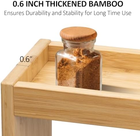 Over the Stove Spice Shelf for Kitchen,33" Over Stove Spice Rack Organizer