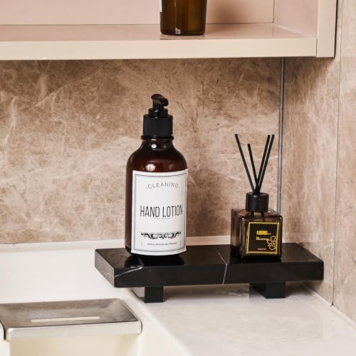 Natural Marble tray pedestal stand, Soap Dispenser Holder, Modern Marble Riser For Decor Display, Soap Pedestal For Bath