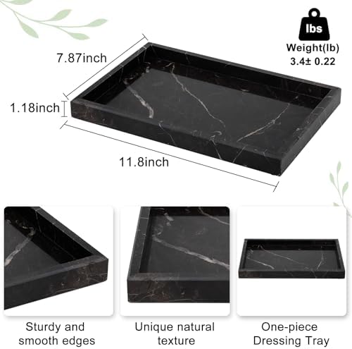 Brown Marble Tray,Pure Natural Vanity Tray