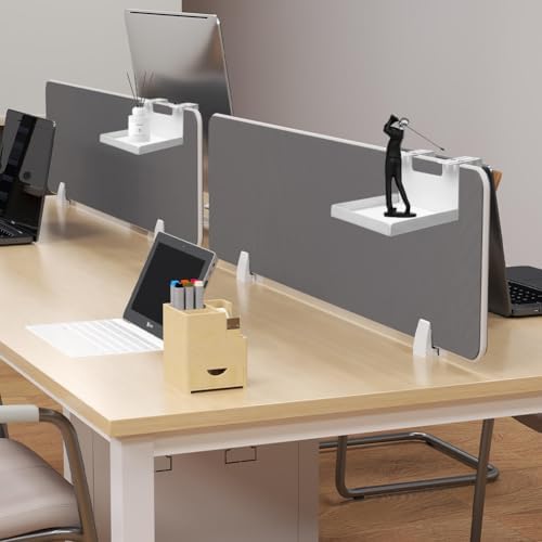 Office Cubicle Shelf Storage Organizer Floating Corner Rack Hanging Shelf Adjustable Home Office Essentials for Small Pl
