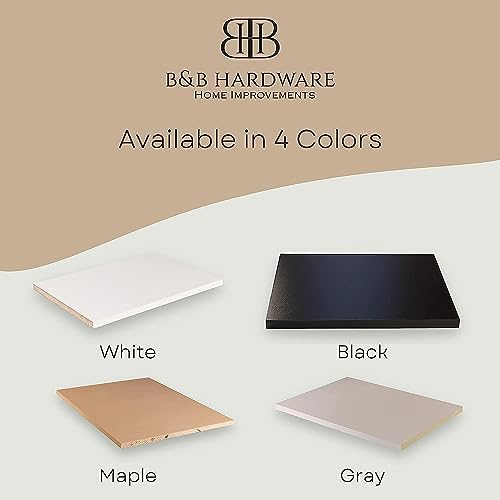 Cabinet Shelf Melamine 34, Custom, Cut to Size. (14 Depth, 25 Length), MEL14X25