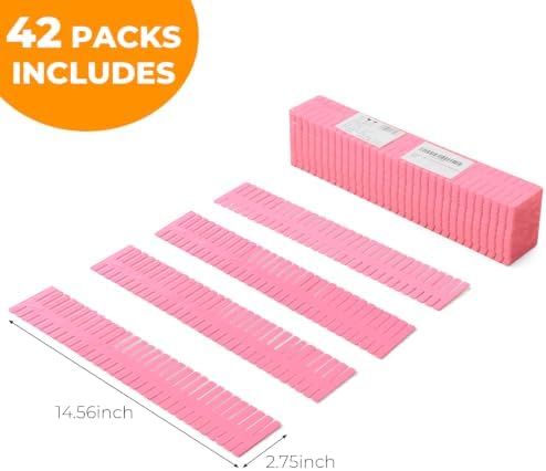 ALBAD Plastic Drawer Dividers Adjustable Drawer Organizer Dividers Separator for Tidying Clutter/Cutlery/Underwear/Socks