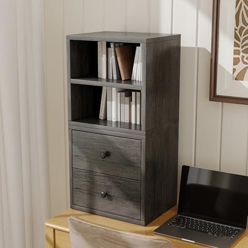 FUSUNBAO Magic DIY Cube Storage Organizer Stackable Cubes for Home Books Clothes Toy-Modular Cubby Storage System-Office
