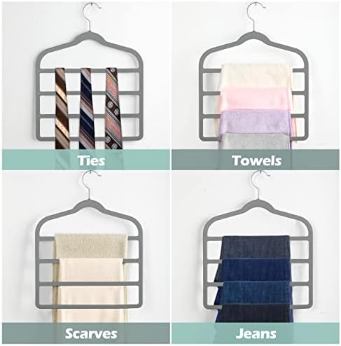 Velvet Pant Clothes Hanger Space Saving Non Slip Hanger Jean Slack Hangers