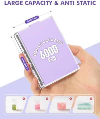 2-in-1 Diamond Art Trays With Lids,Anti-static Diamond Art Storage Containers, Diamond Art Accessories Diamond Painting 