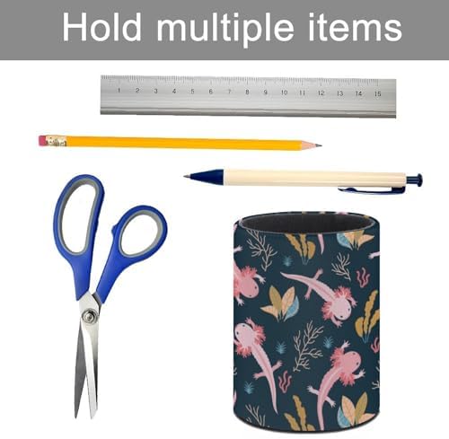 Cute Axolotl Pen Holder Pencil Cup for Desk Organizer