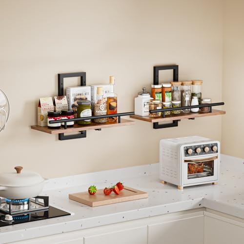 Sbosbo Floating Shelves for Wall Plant Shelf Indoor Wall Mounted Shelves