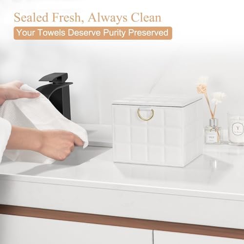 Disposable Face Towel Holder Box XL for Clean Skin Club Organizers